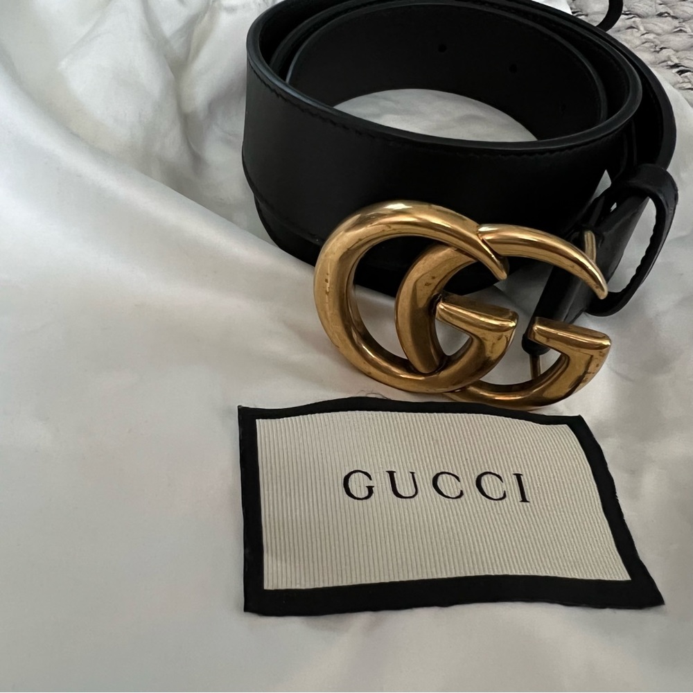 GUCCI Leather Belt - Authentic
